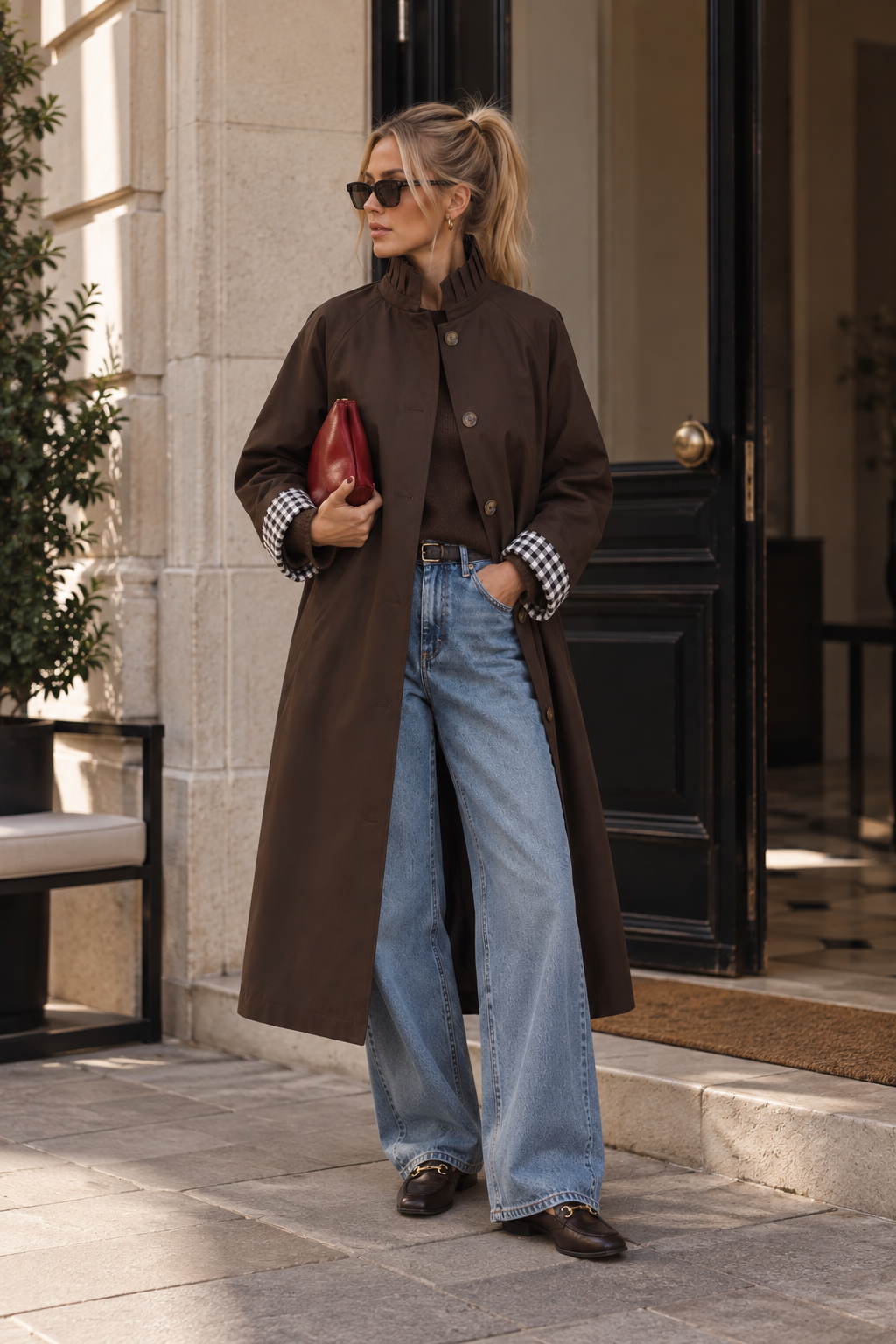 Trench Charlotte Choco