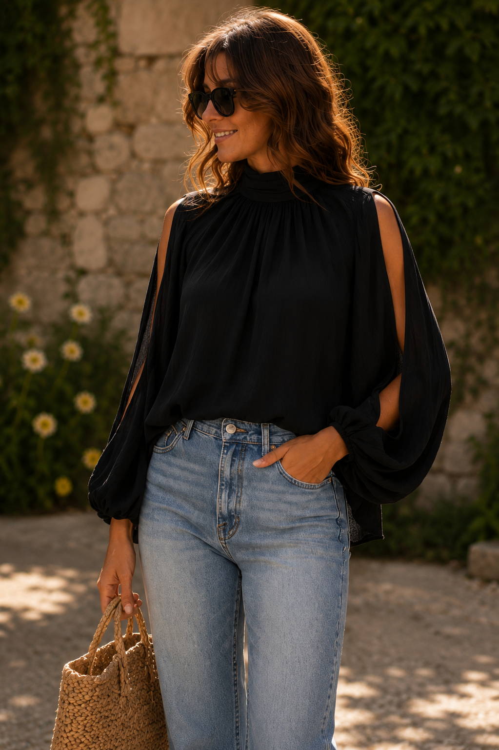 Blouse Emma noir