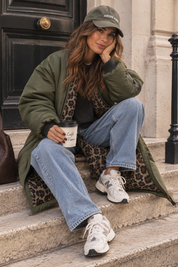 Bombers Long Lara Reversible Kaki