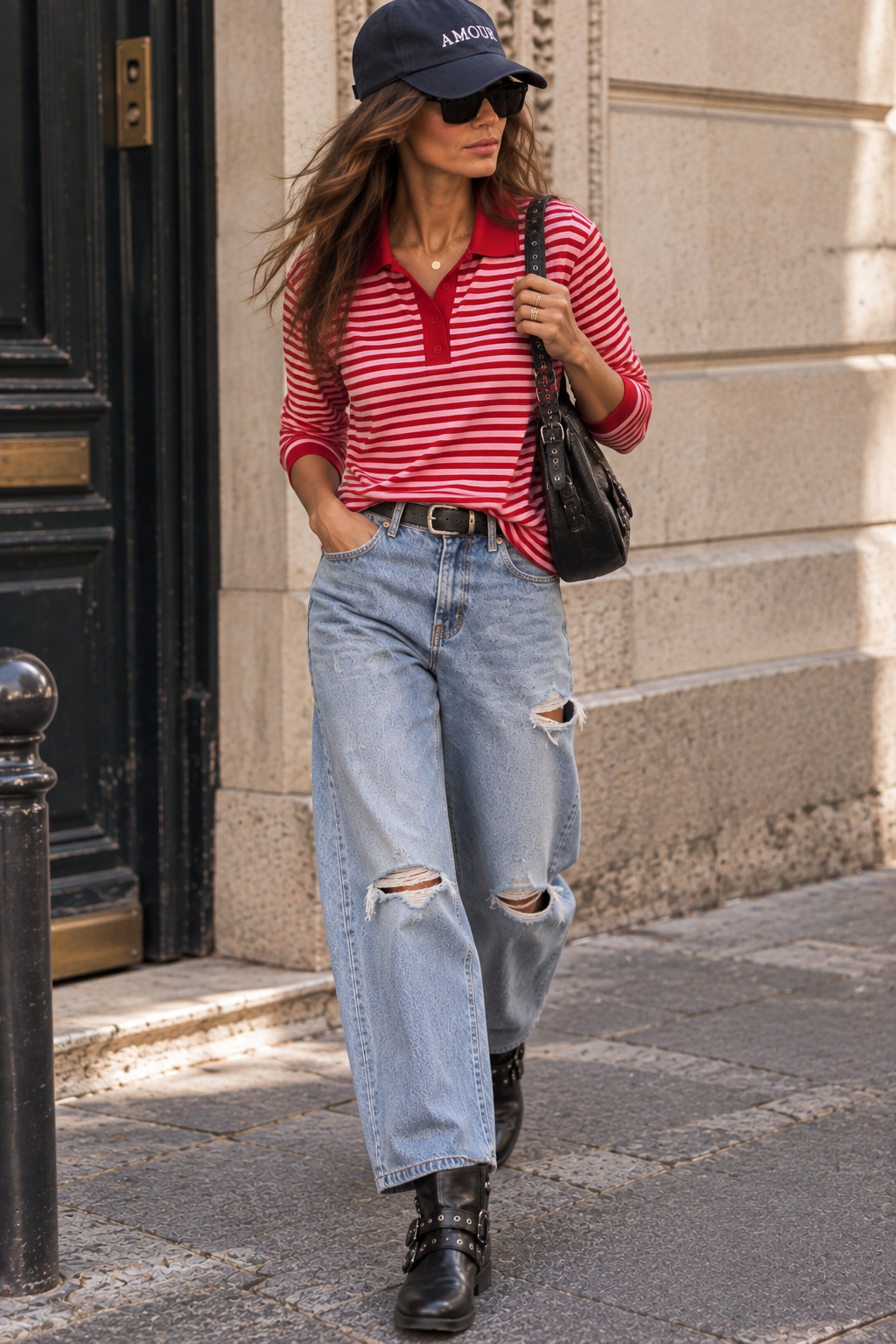 Polo Oscar ML rouge /rose