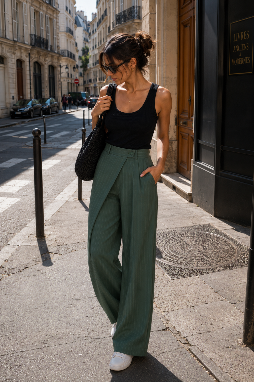 Pantalon AYA tennis kaki