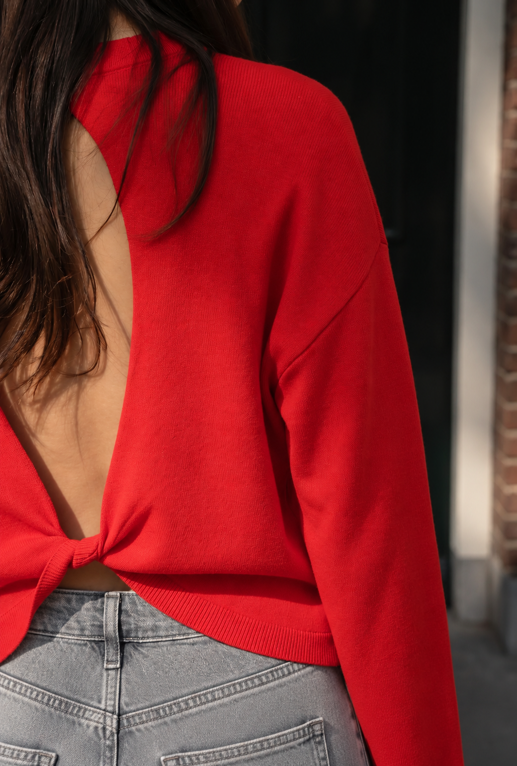 Pull Selena rouge