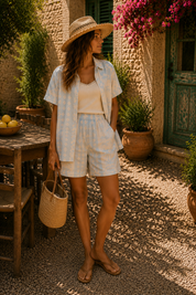 Chemise Palmy ciel