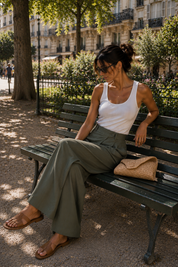 Pantalon Aya kaki