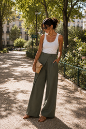 Pantalon Aya kaki