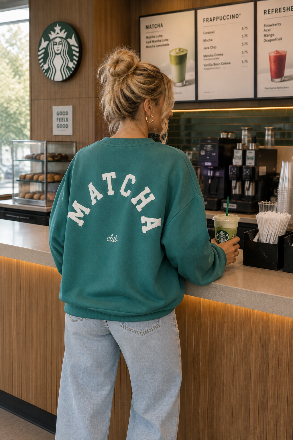 Sweat MATCHA vert