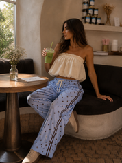 Pantalon Paris ciel