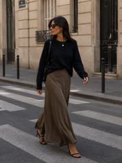 Jupe Lola Marron glacé
