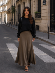 Jupe Lola Marron glacé