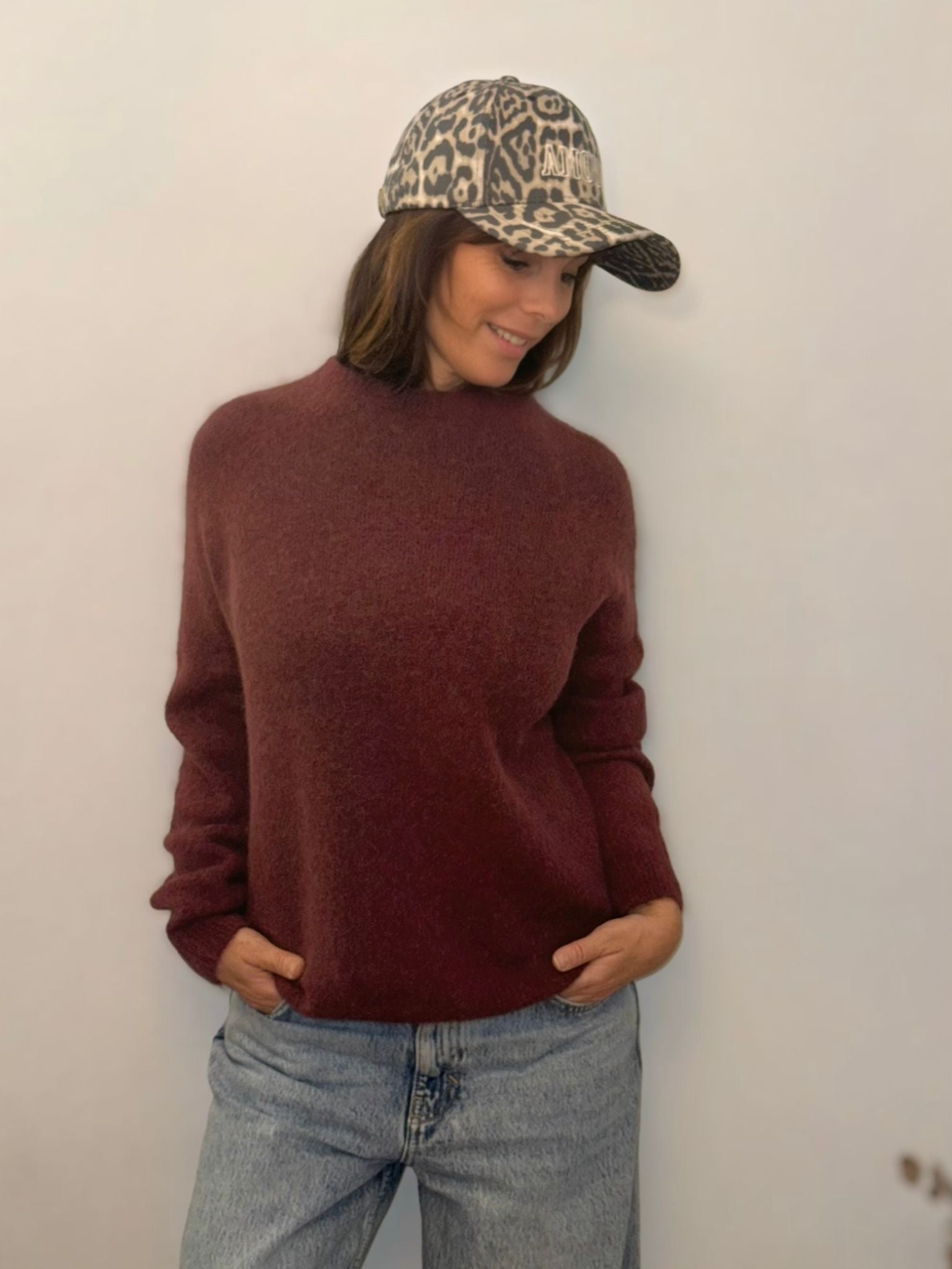 Pull Lilie Bordeaux