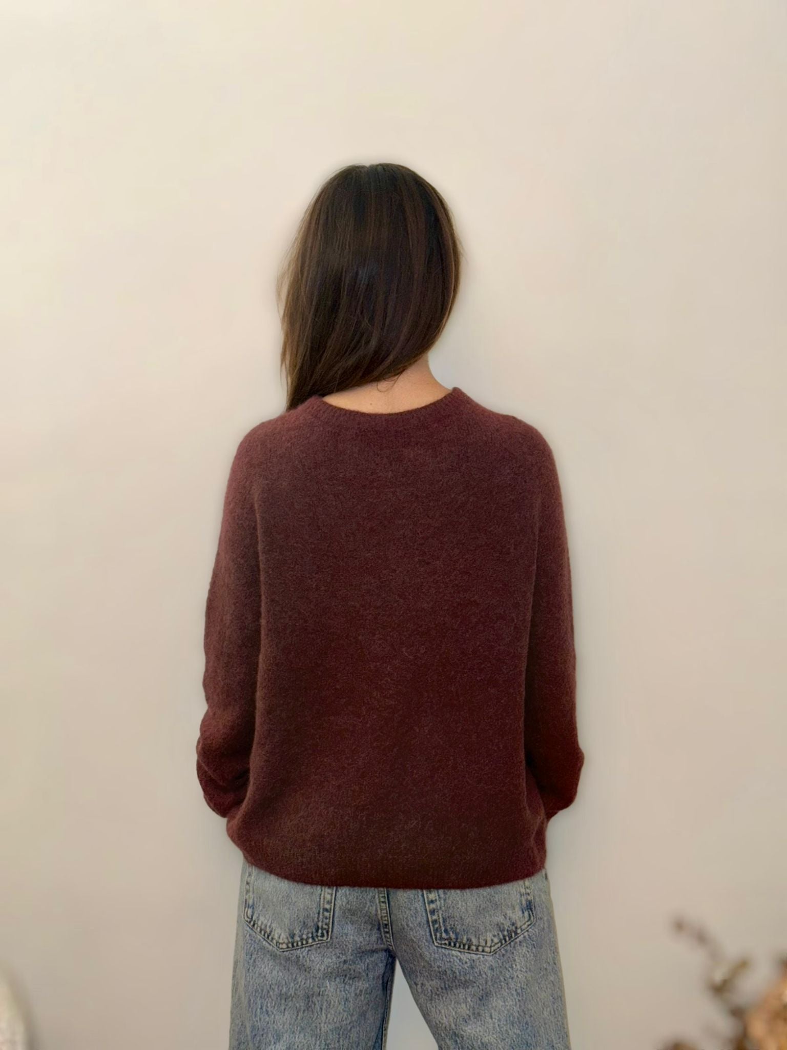 Pull Lilie Bordeaux