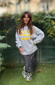 Jupe Star Gris
