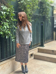 Jupe Star Gris