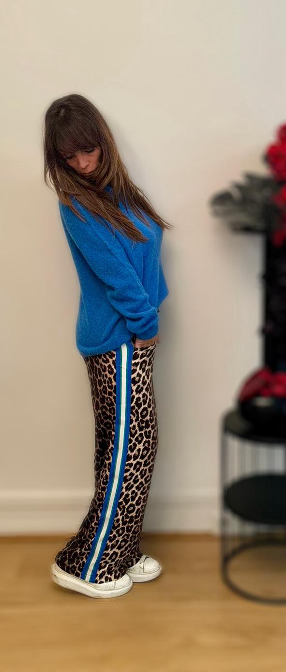 Pantalon Leo Bande Bleu