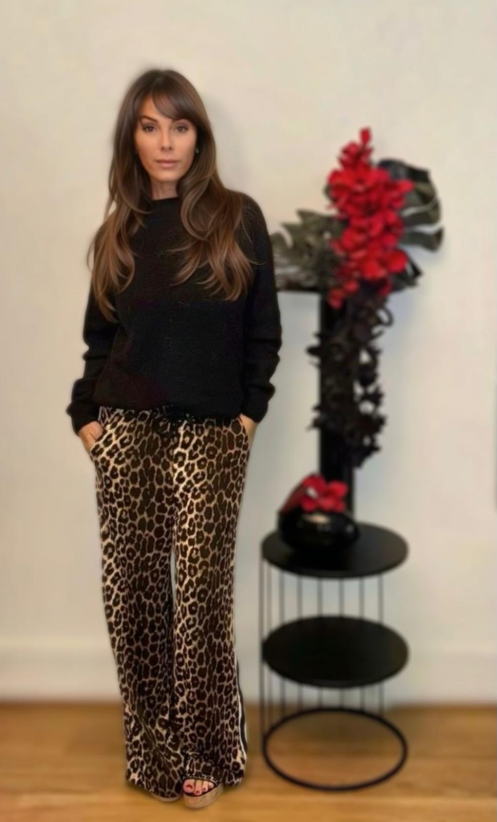 Pantalon Leo Bande Noire