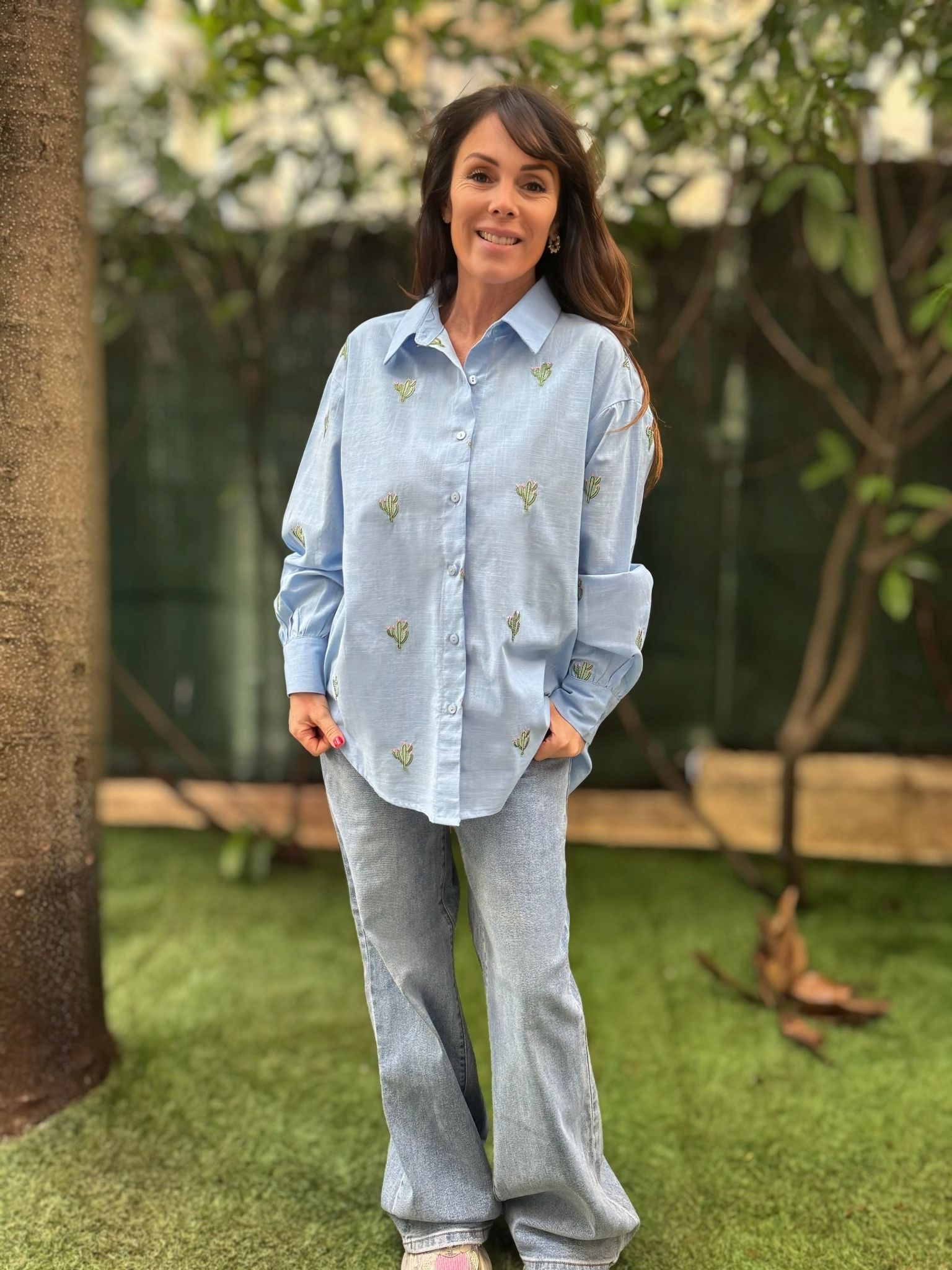 Chemise Blue Cactus
