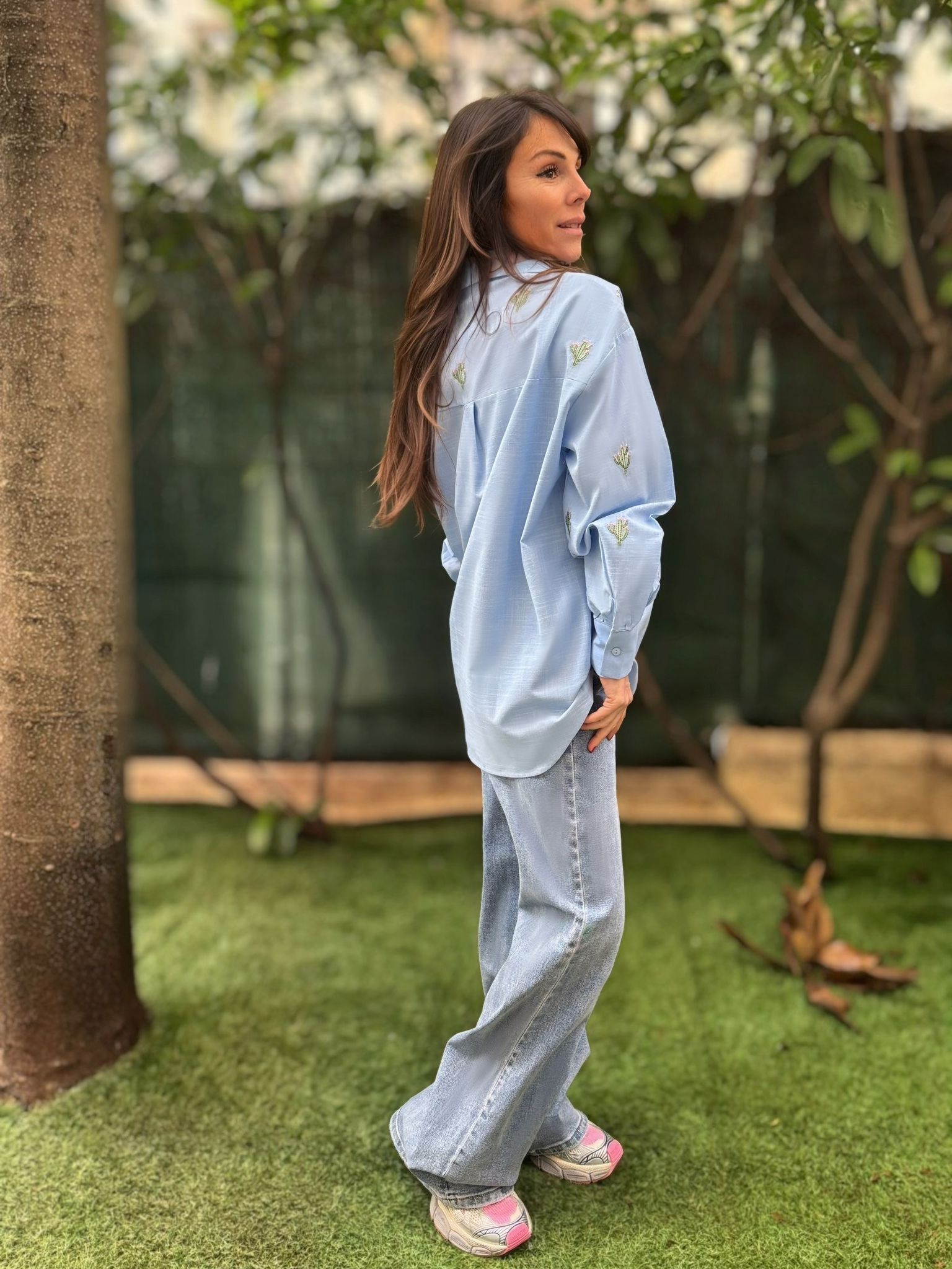 Chemise Blue Cactus