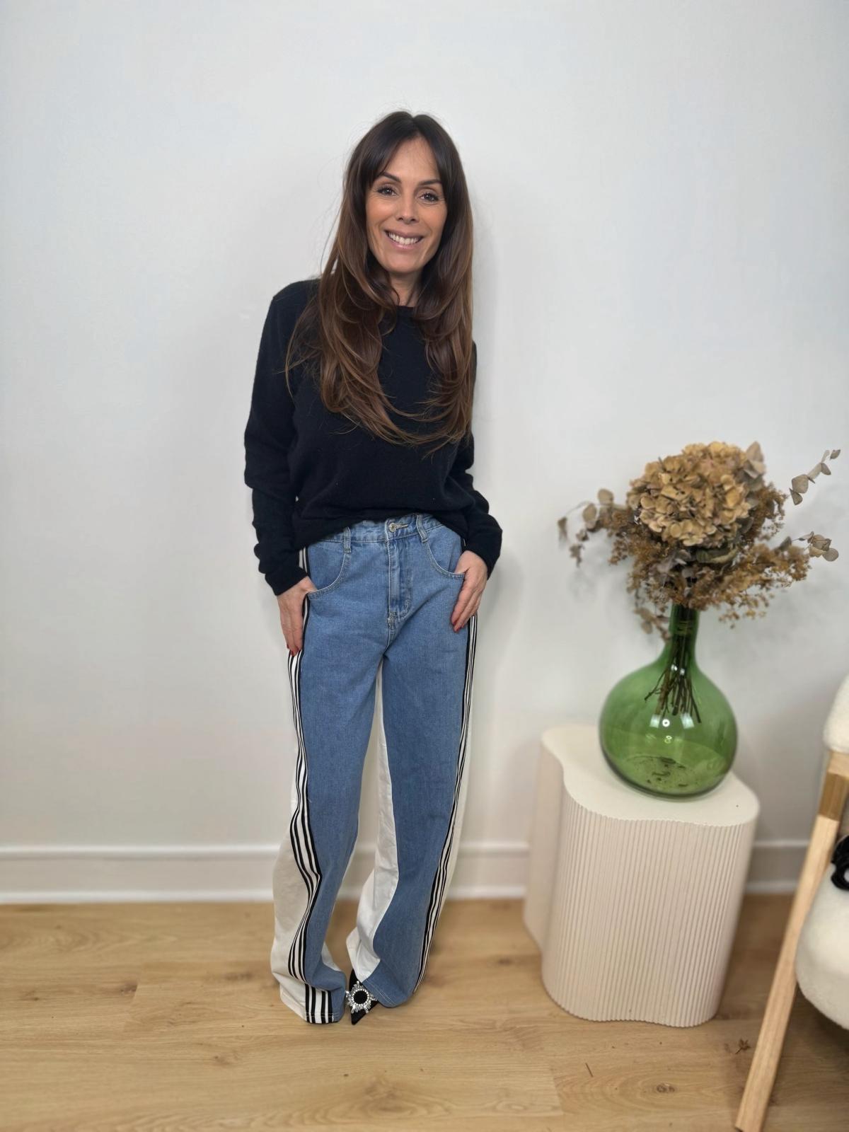 Pantalon GIGI Jean Blanc