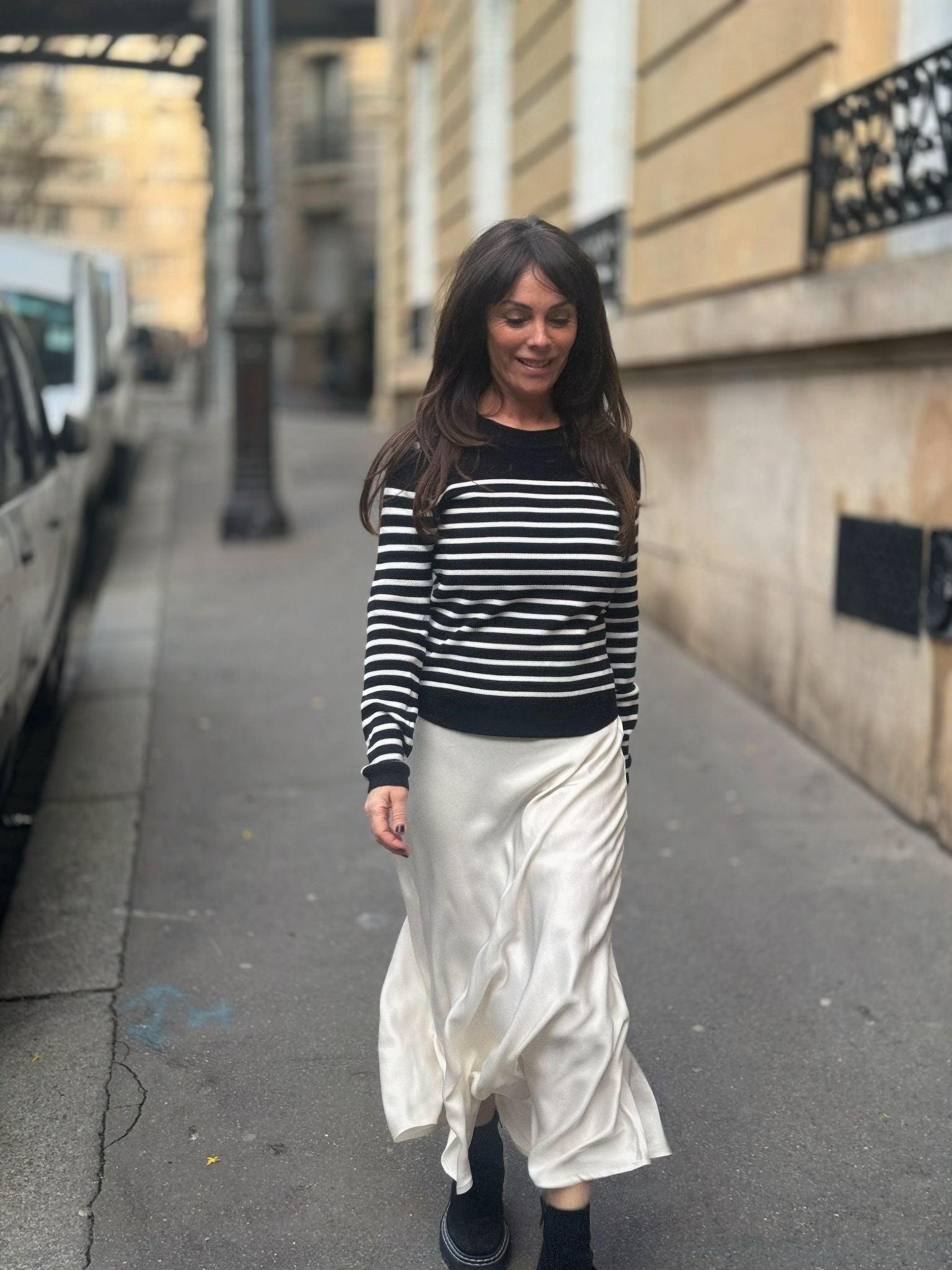 Pull Marinette Noir/Blanc