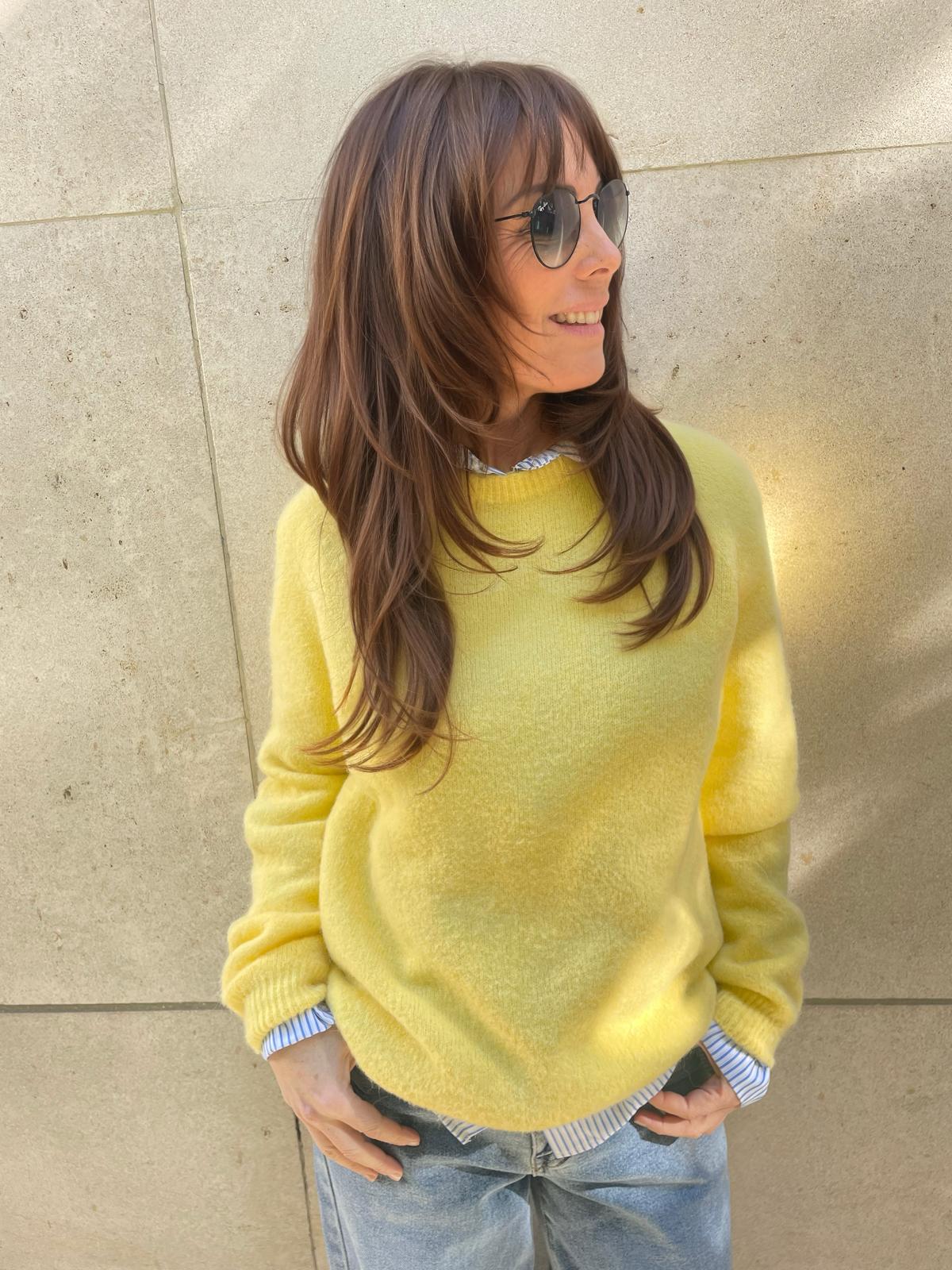 Pull Lilie Jaune