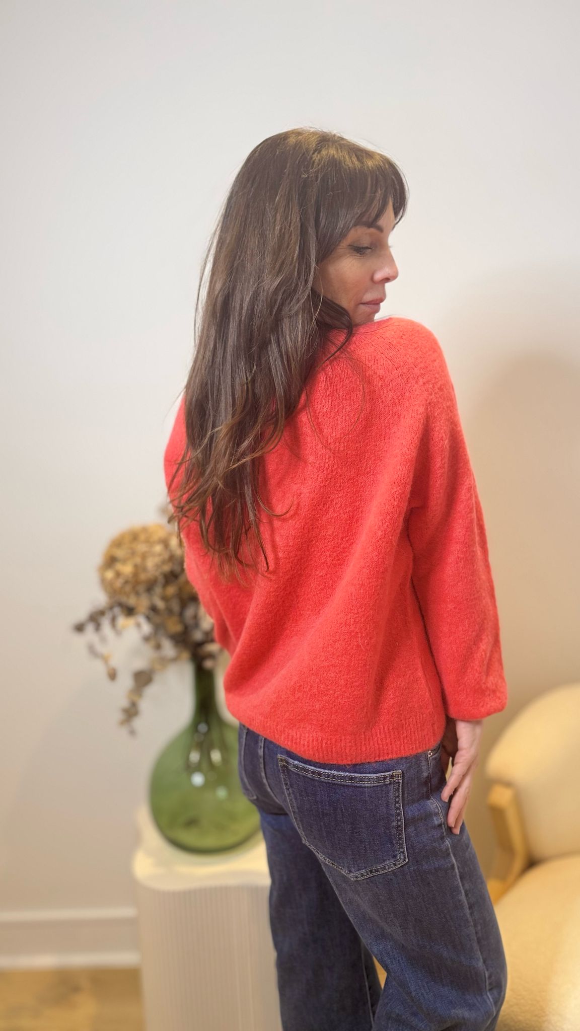 Pull Lilie Corail